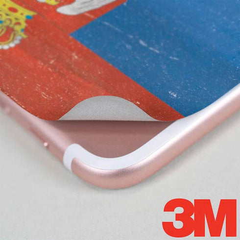 Serbia Flag Distressed iPhone 7 Skin
