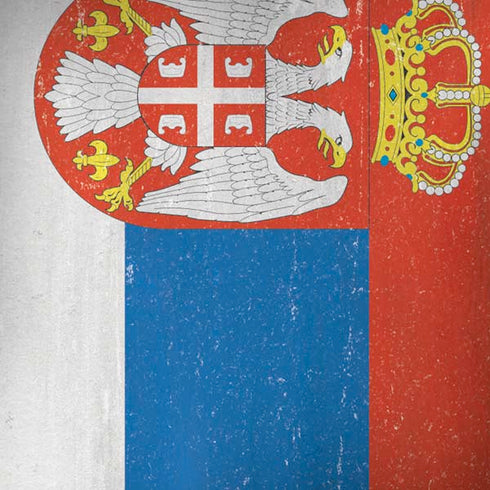 Serbia Flag Distressed iPhone X Skin