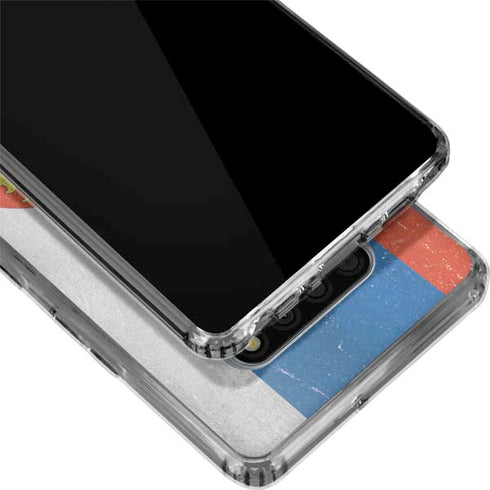 Serbia Flag Distressed LG Stylo 6 Clear Case