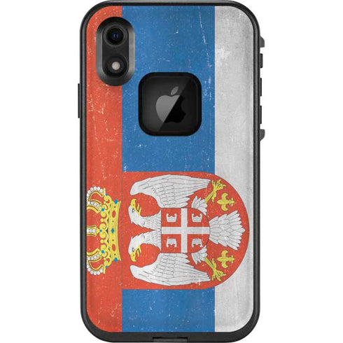 Serbia Flag Distressed LifeProof Fre iPhone Skin