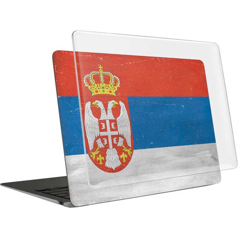 Serbia Flag Distressed MacBook Air 13in (2020) Case plus Skin