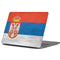 Serbia Flag Distressed Apple MacBook Pro 13-inch Skin
