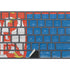 Serbia Flag Distressed Magic Keyboard with Numeric Keypad Skin