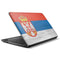 Serbia Flag Distressed HP Notebook Skin