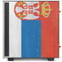 Serbia Flag Distressed NZXT H510 Compact ATX Mid-Tower Case Skin