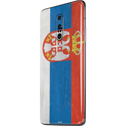 Serbia Flag Distressed OnePlus 7 Pro Skin