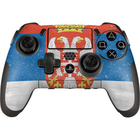 Serbia Flag Distressed PlayStation Scuf Vantage 2 Controller Skin