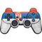 Serbia Flag Distressed PS3 Dual Shock wireless controller Skin