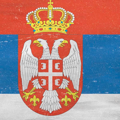 Serbia Flag Distressed PS4 Console and Controller Bundle Skin