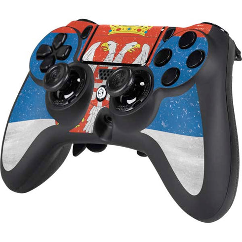 Serbia Flag Distressed PS4/PC SCUF Impact Controller Skin