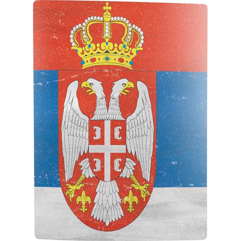 Serbia Flag Distressed PS5 Digital Edition Bundle Skin