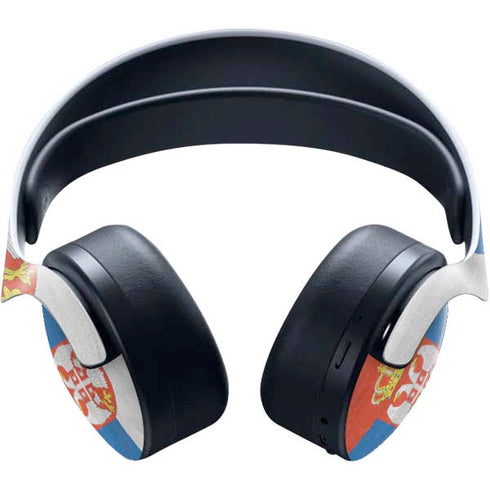 Serbia Flag Distressed PULSE 3D Wireless Headset for PS5 Skin