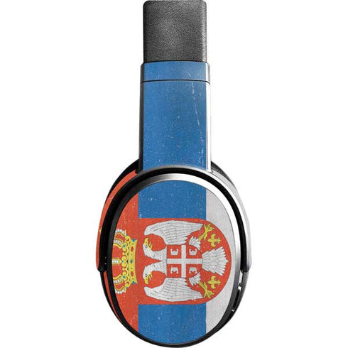 Serbia Flag Distressed Skullcandy Crusher Wireless Skin