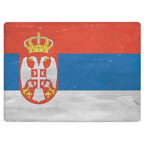 Serbia Flag Distressed Surface Laptop 2 Skin