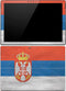 Serbia Flag Distressed Surface Pro 4 Skin