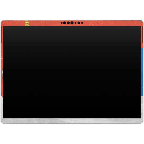 Serbia Flag Distressed Surface Pro 8 Skin