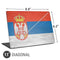 Serbia Flag Distressed Universal Laptop 11in (8.8 x 6.2in) Skin