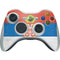 Serbia Flag Distressed Xbox 360 Wireless Controller Skin