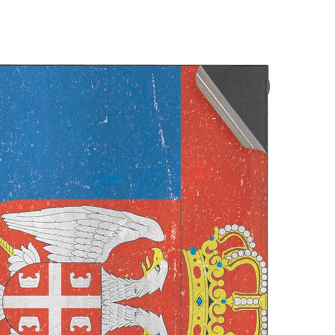 Serbia Flag Distressed Xbox Series X Console Skin