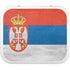 Serbia Flag Distressed YETI Roadie 24 Hard Cooler Skin
