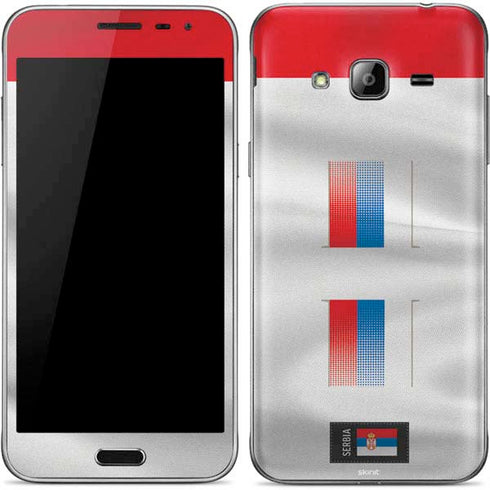 Serbia Soccer Flag Galaxy J3 Skin