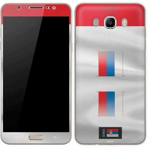 Serbia Soccer Flag Galaxy J7 Skin
