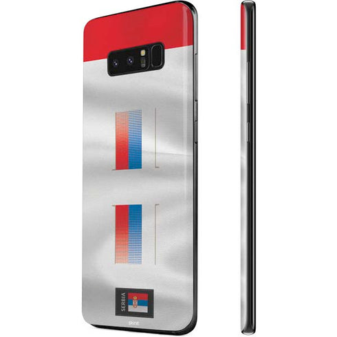 Serbia Soccer Flag Galaxy Note 8 Skin