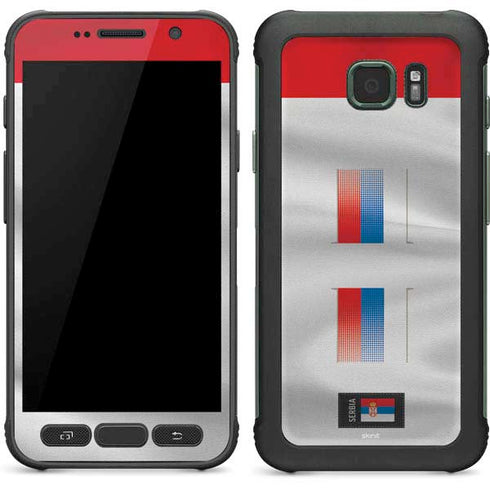 Serbia Soccer Flag Galaxy S7 Active Skin