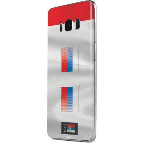 Serbia Soccer Flag Galaxy S8 Skin