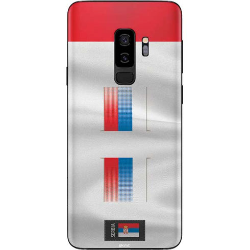 Serbia Soccer Flag Galaxy S9 Plus Skin