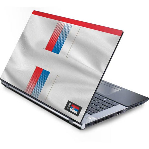 Serbia Soccer Flag Generic Laptop Skin