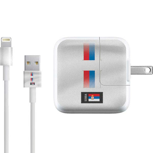 Serbia Soccer Flag iPad Charger (10W USB) Skin