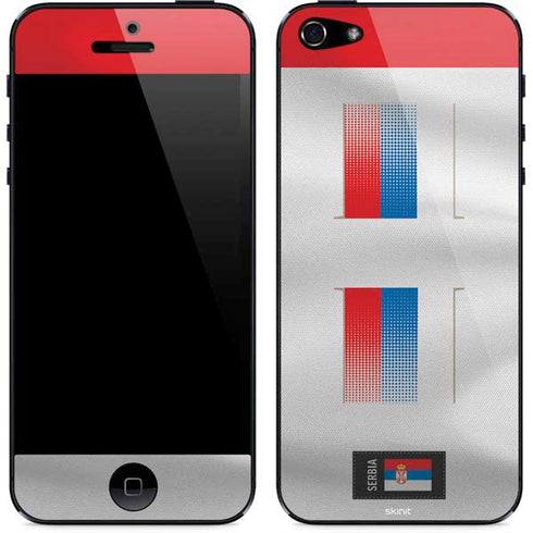 Serbia Soccer Flag iPhone 5/5s/5SE Skin