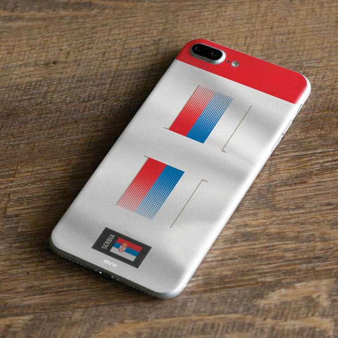Serbia Soccer Flag iPhone 7 Plus Skin