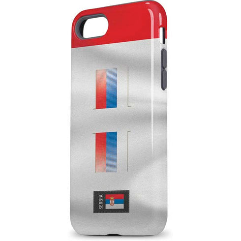 Serbia Soccer Flag iPhone 7 Pro Case