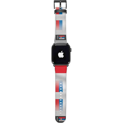 Serbia Soccer Flag Apple Watch Band 38-40mm