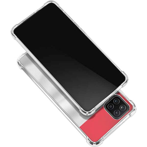 Serbia Soccer Flag Galaxy A12 Clear Case