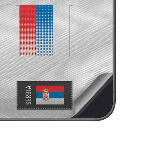 Serbia Soccer Flag Galaxy A14 5G Skin