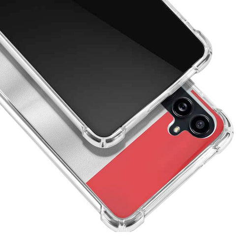 Serbia Soccer Flag Galaxy A54 5G Clear Case