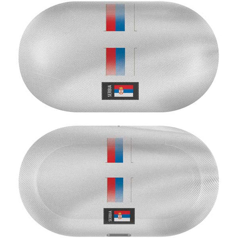 Serbia Soccer Flag Galaxy Buds Plus Skin