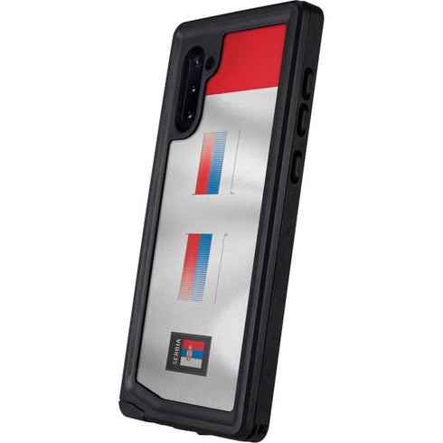 Serbia Soccer Flag Galaxy Note 10 Waterproof Case