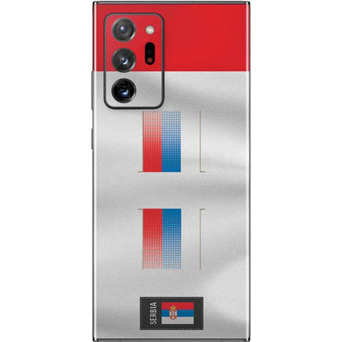 Serbia Soccer Flag Galaxy Note20 Ultra 5G Skin