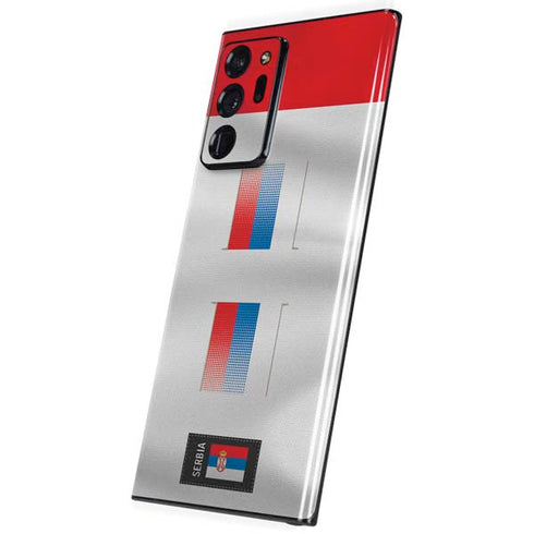 Serbia Soccer Flag Galaxy Note20 Ultra 5G Skin
