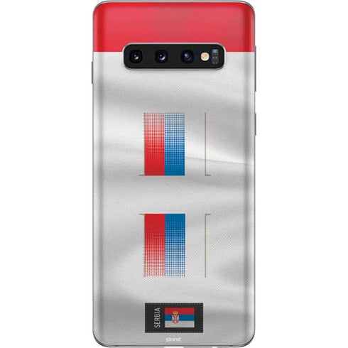Serbia Soccer Flag Galaxy S10 Skin
