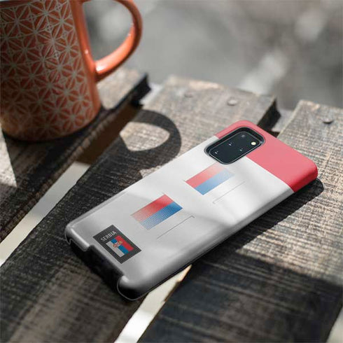 Serbia Soccer Flag Galaxy S20 Plus Pro Case