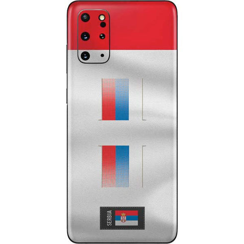 Serbia Soccer Flag Galaxy S20 Plus Skin