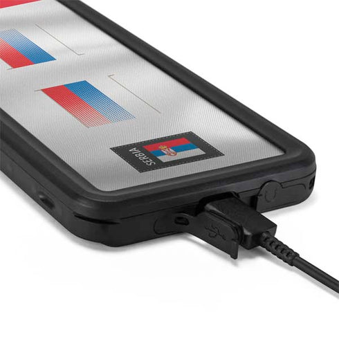 Serbia Soccer Flag Galaxy S20 Plus Waterproof Case
