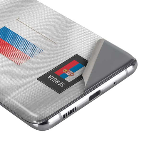 Serbia Soccer Flag Galaxy S20 Skin