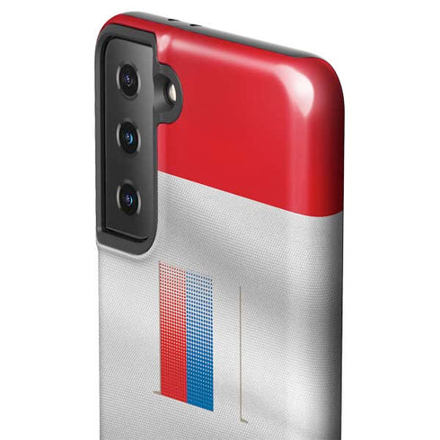 Serbia Soccer Flag Galaxy S21 FE Pro Case
