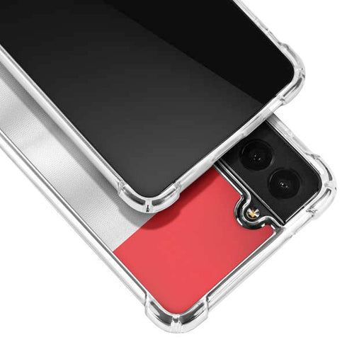 Serbia Soccer Flag Galaxy S21 Plus 5G Clear Case